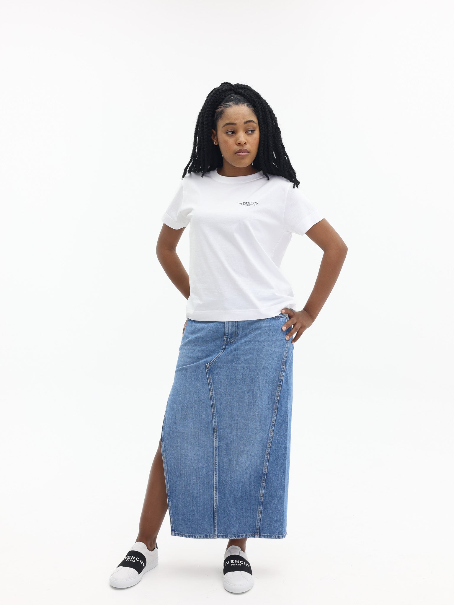 Givenchy T-Shirt Logo White-AL Capone Premium