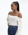 Gcds Sweater Gcds Knit Off-White