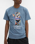 Market T-Shirt Art Market Bear Wave