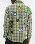 Market Shirt Check Green-Beige