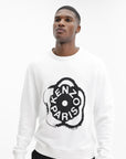 Kenzo Sweatshirt Knitted Cotton Pullover Off White