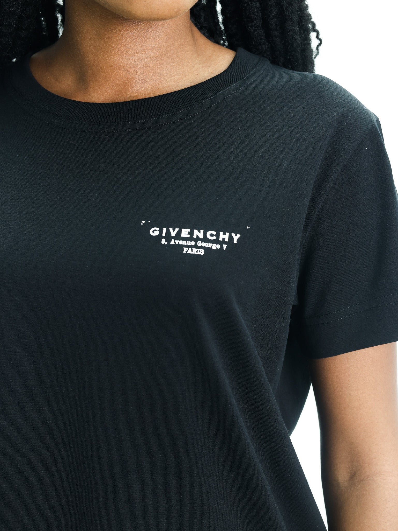 Givenchy T-Shirt Logo Black-AL Capone Premium