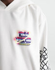 Acupuncture Hoodie Logo White