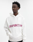 Acupuncture Hooded Sweater White-Red