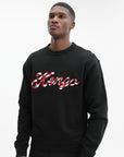 Kenzo Sweatshirt Knitted Cotton Pullover Black