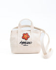 Kenzo Bag Tote Logo Ecru