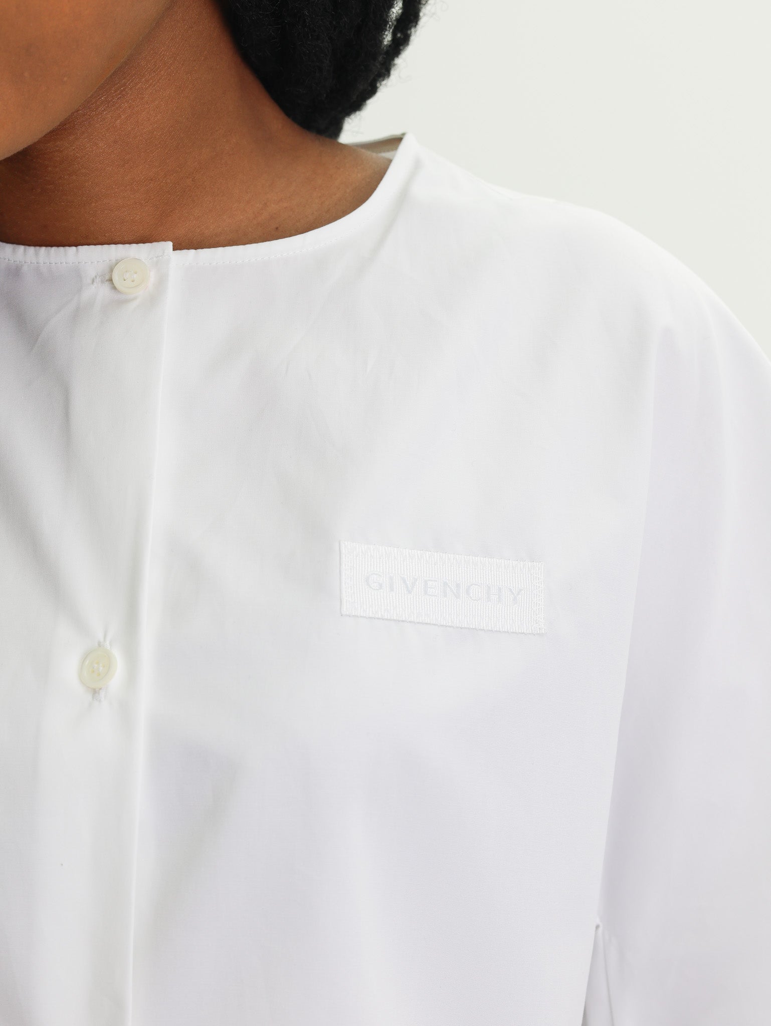 Givenchy Shirt Logo White-AL Capone Premium