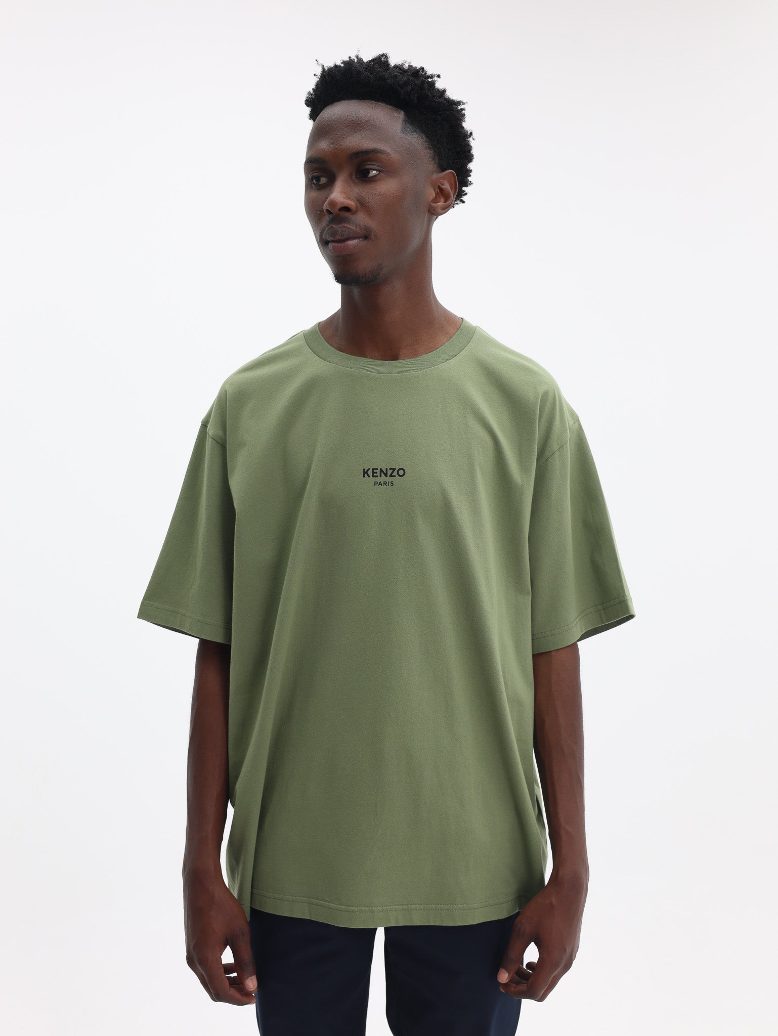 Kenzo T-Shirt Pop Oversized Olive-AL Capone Premium
