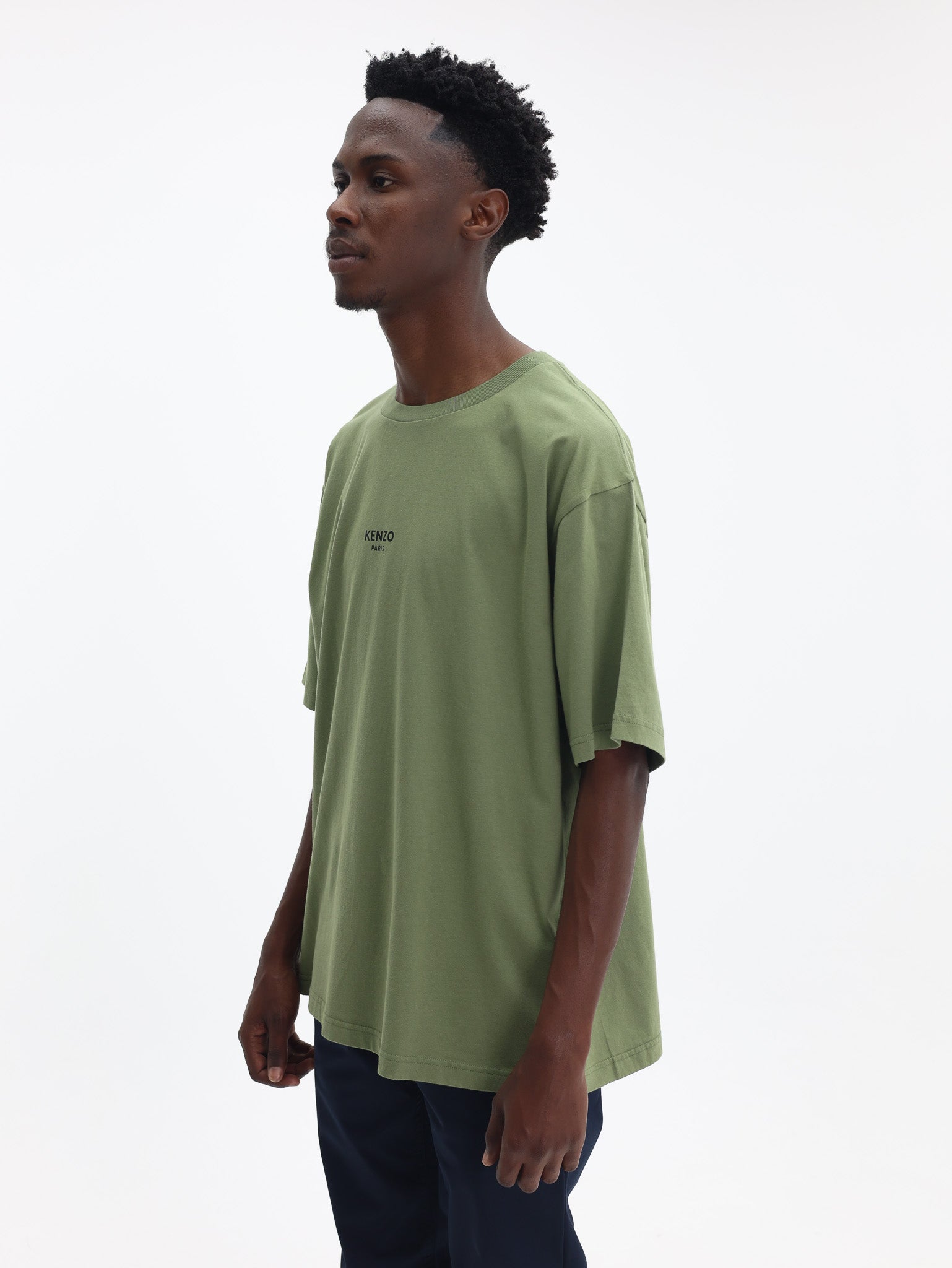 Kenzo T-Shirt Pop Oversized Olive-AL Capone Premium