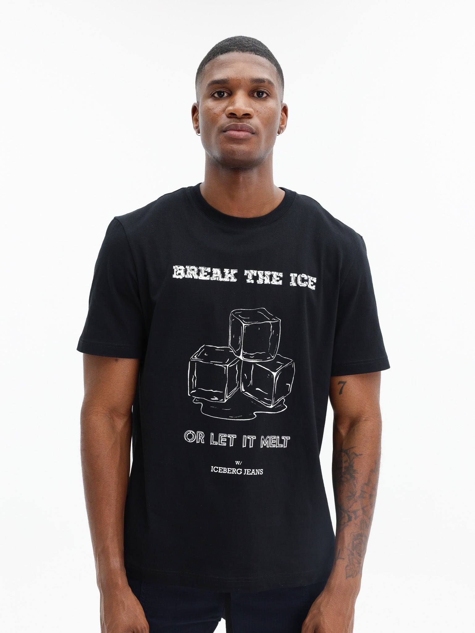 Iceberg T-Shirt Break The Ice Black