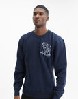 Kenzo Sweatshirt Knitted Cotton Pullover Navy