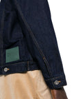 Drole De Monsieur Jacket La Veste Jean Brut Denim Blue-AL Capone Premium