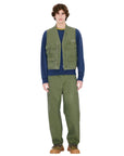 Kenzo Sleevless Jacket Khaki