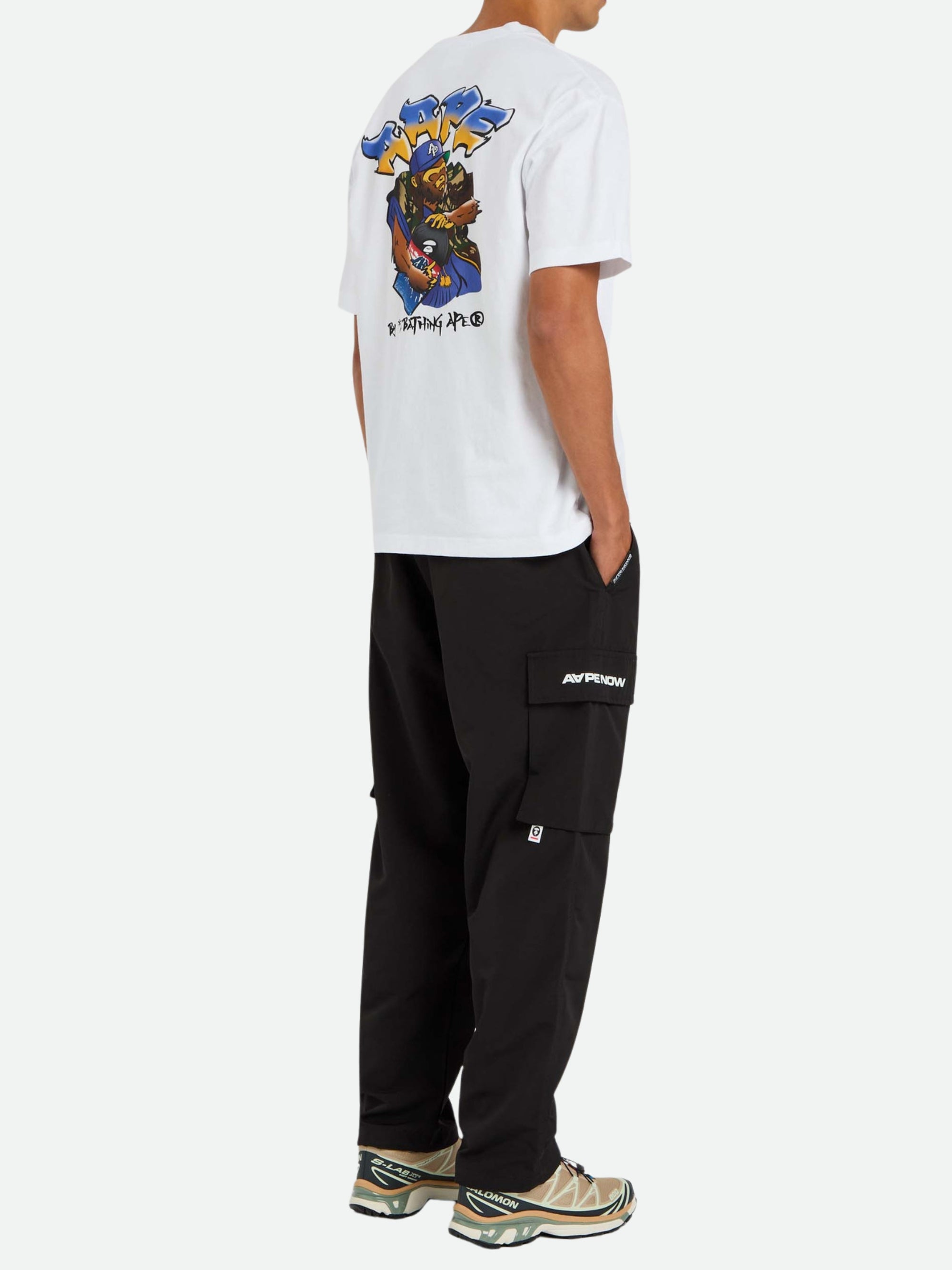 Aape T-Shirt Logo White-AL Capone Premium