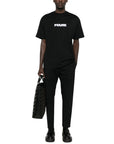 Msgm T Shirt Mare Black-White
