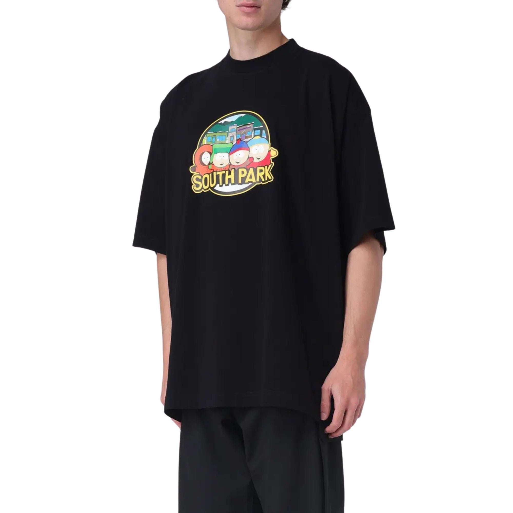 Vetements T-Shirt Southpark Oversized Black-AL Capone Premium