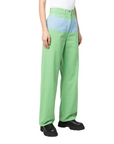 Msgm Jeans Two Tone Green-Blue-AL Capone Premium