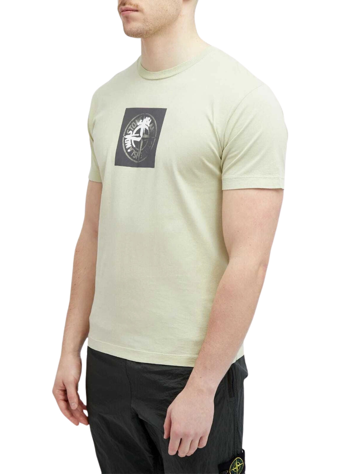 Stone Island T-Shirt Logo Green-AL Capone Premium