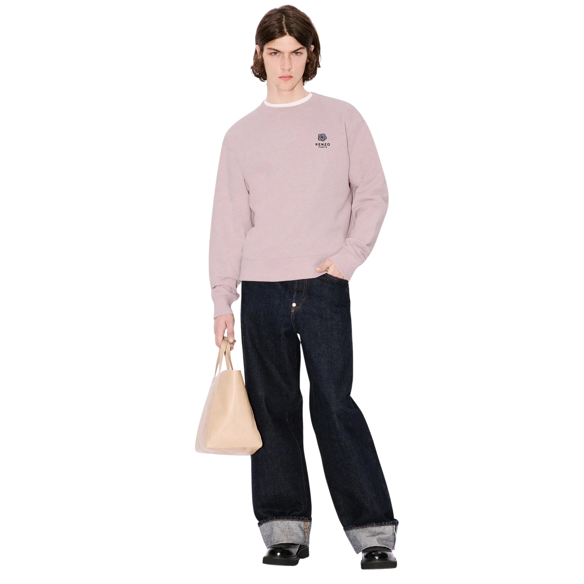 Kenzo Sweater Boke Flower Embroidered Rose-AL Capone Premium