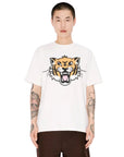 Kenzo T-Shirt Tiger Face White