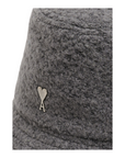 Ami Bucket Hat Street Style Light Grey-AL Capone Premium