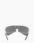 Rick Owens Sunglasses Tower Sunglasses Silver Temple