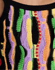 Msgm Dress Knit Sleeveless Multicolour