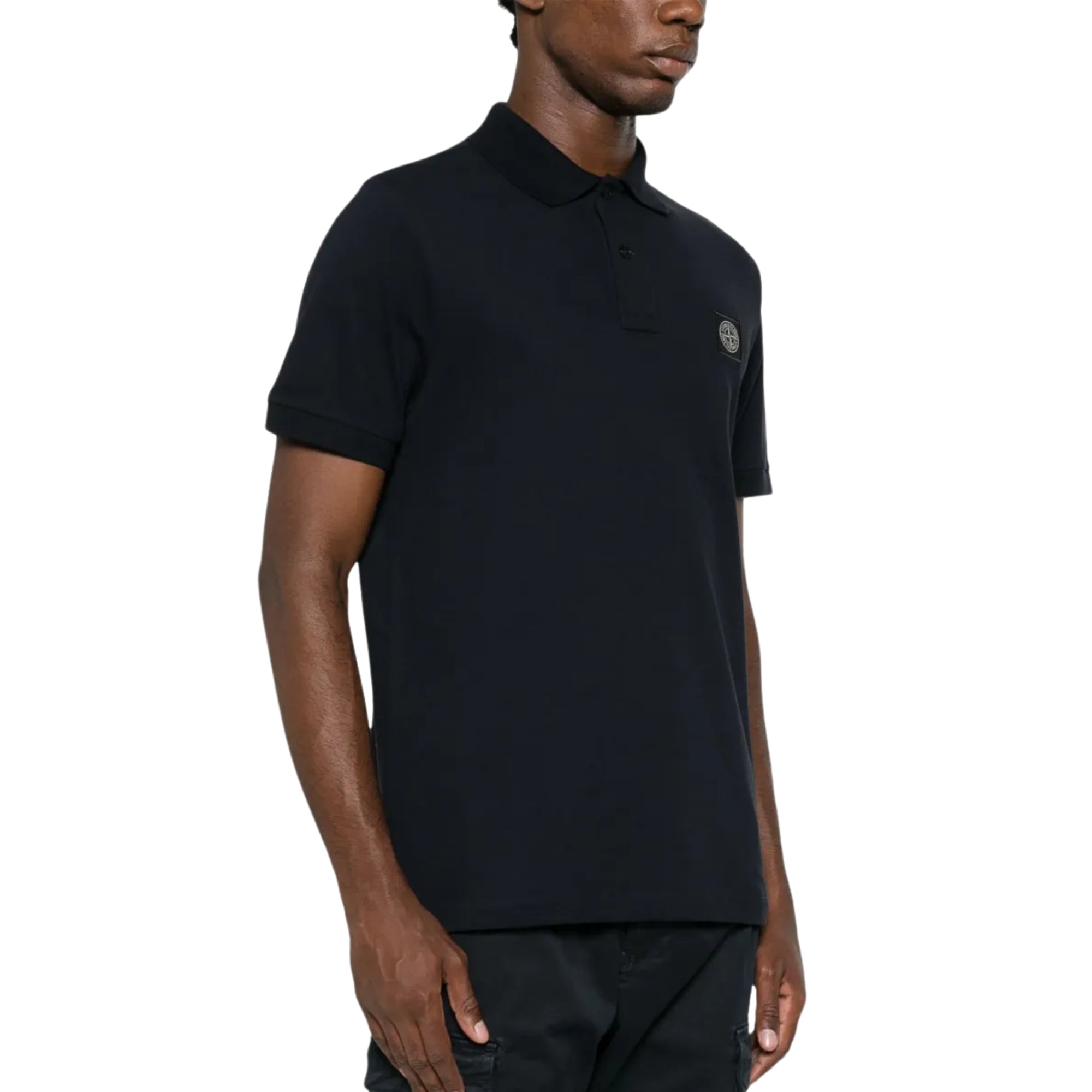 Stone Island Golfer Logo Black-AL Capone Premium