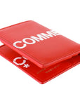 Comme Des Garcons Wallet Logo Red