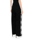 Karl Lagerfeld Track Pants Side Stripe Monogram Print Black-AL Capone Premium