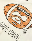 Aape T-Shirt Allover Print Logo Ivory-AL Capone Premium