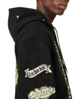 Icecream Jacket Boxy Fit Logo Black-AL Capone Premium