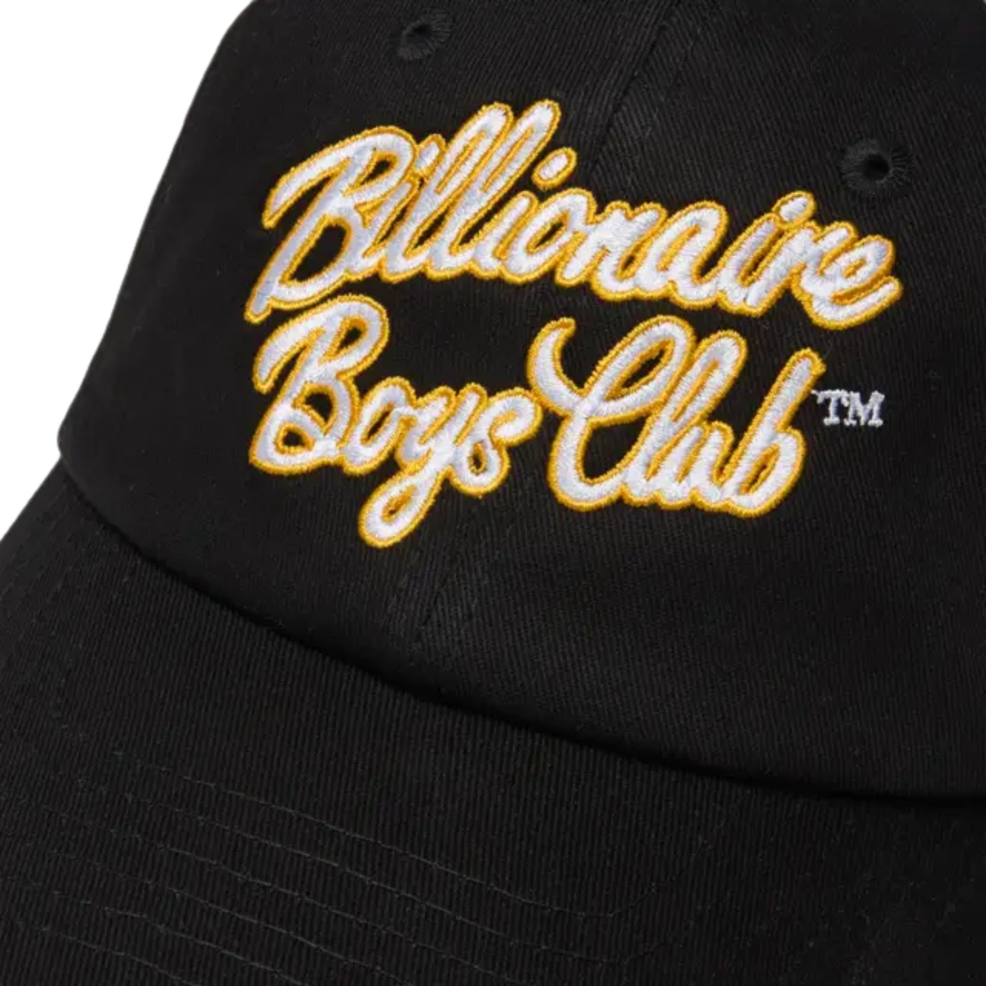 Billionaire Boys Club Script Logo Dad Cap Black-AL Capone Premium
