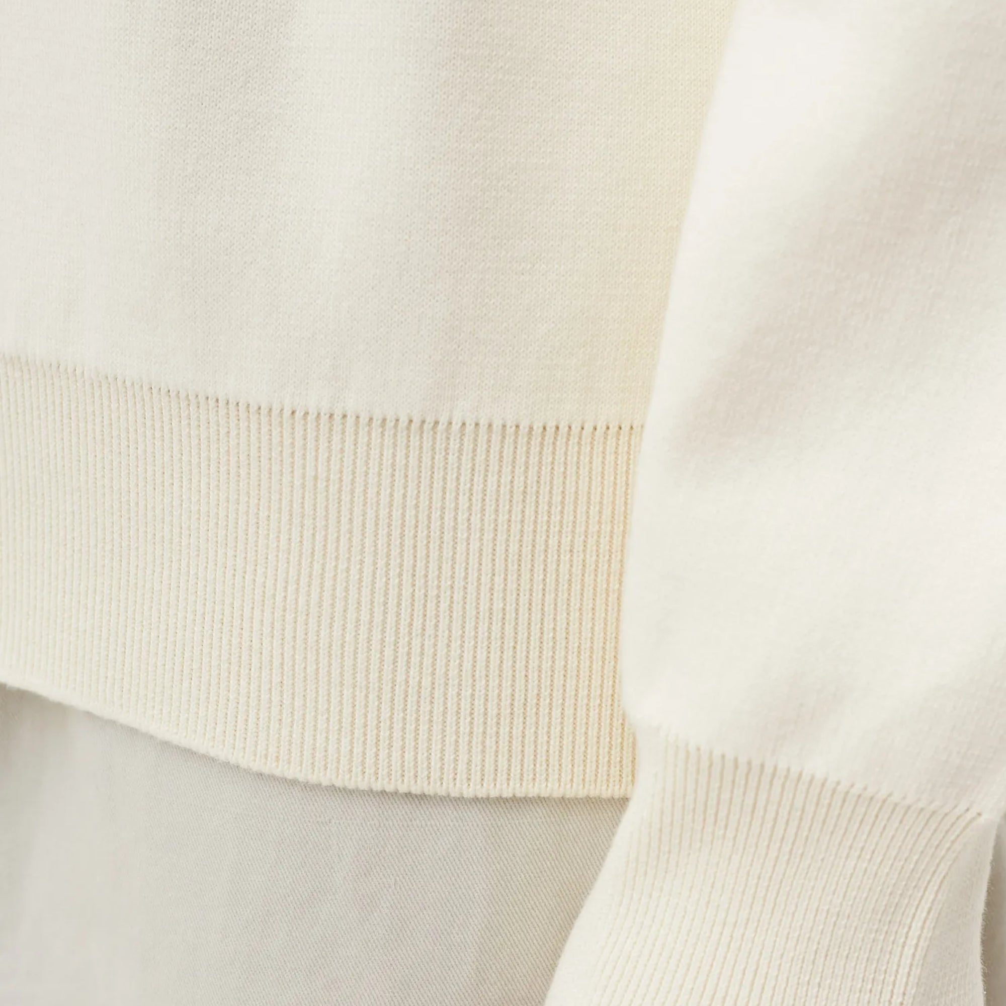 Stone Island Sweater Sleeve Logo Cream-AL Capone Premium