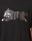 Ice-Cream T-Shirt Running Dog Black