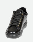 Karl Lagerfeld Sneaker Kll286 Kapri Lug Signia Studs Lo Lace Black-Gold
