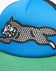 Ice-cream Cap Glitter Running Dog Blue/green