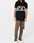 Rick Owens T-Shirt Mid Logo Black-AL Capone Premium