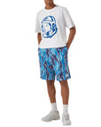 Billionaire Boys Club Cracked Flock Print Astro T-shirt White