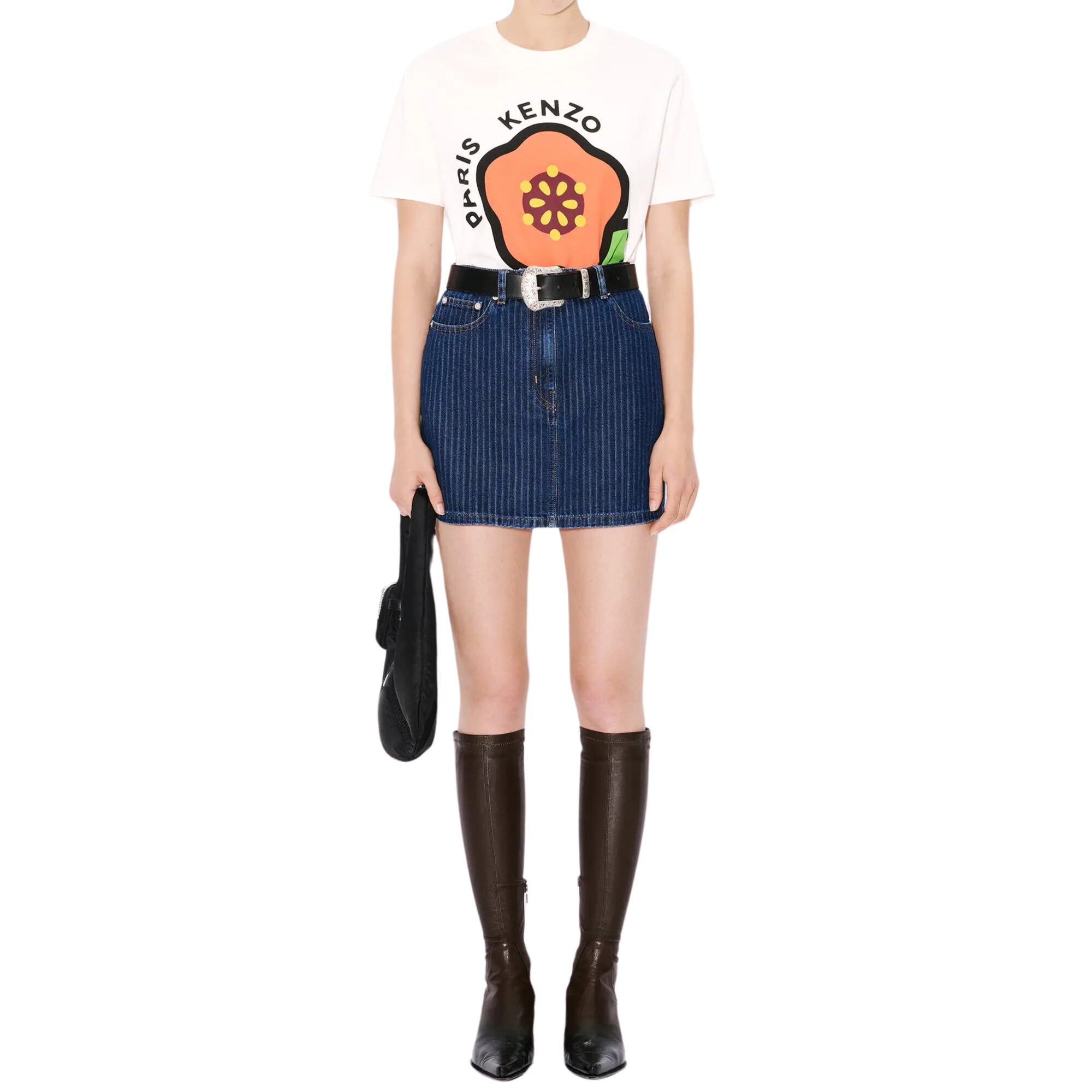 Kenzo T-Shirt Boke Flower White-AL Capone Premium
