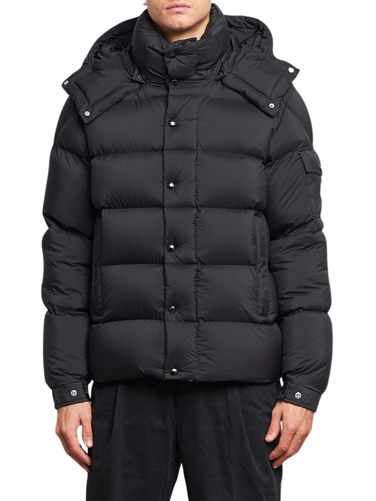 Moncler Jacket Vezere Logo Black AL Capone Premium