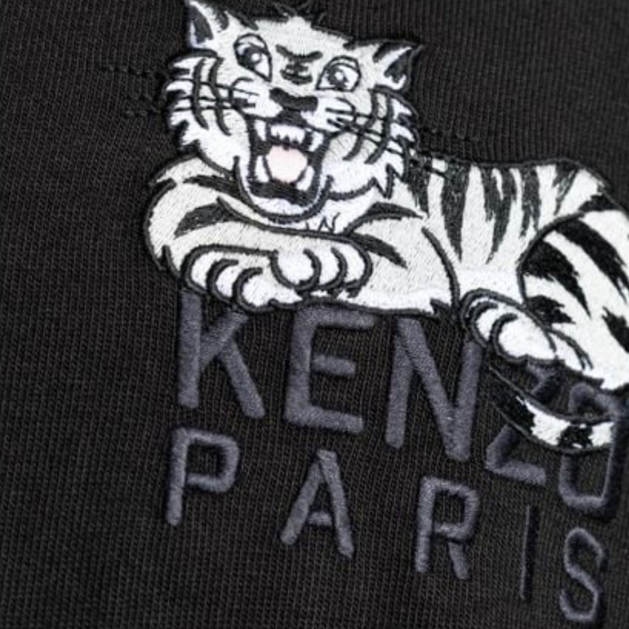 Kenzo T-Shirt Happy Tiger Black-AL Capone Premium