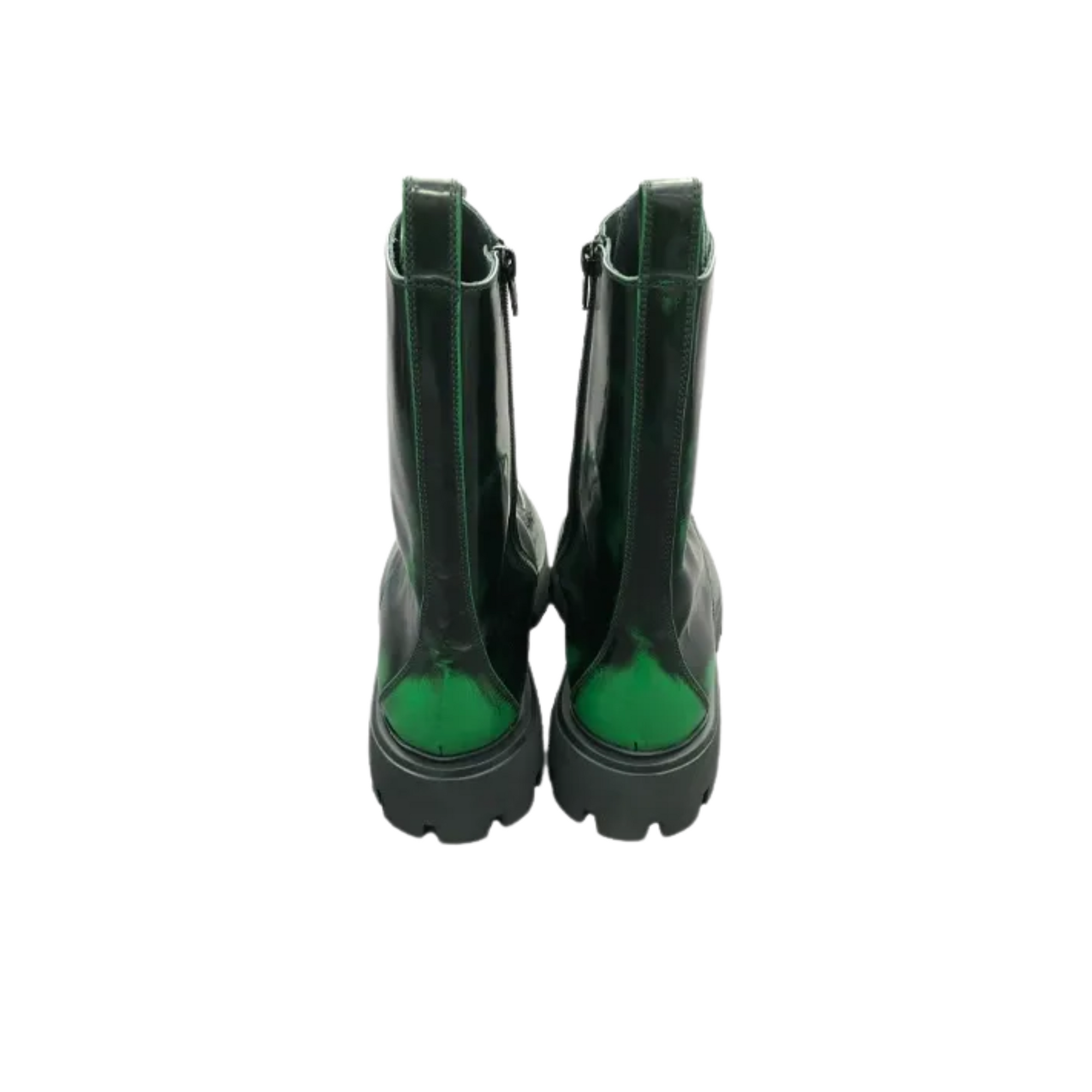 Msgm Boots Scarpa Uomo Black-Green-AL Capone Premium