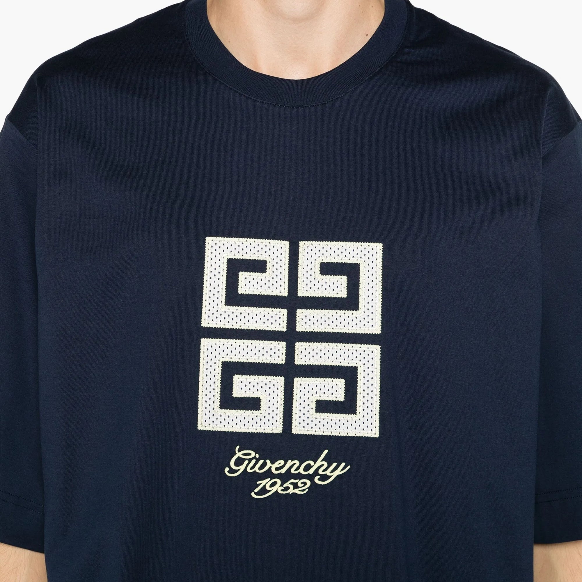 Givenchy T-Shirt Slim Fit Logo Navy-AL Capone Premium
