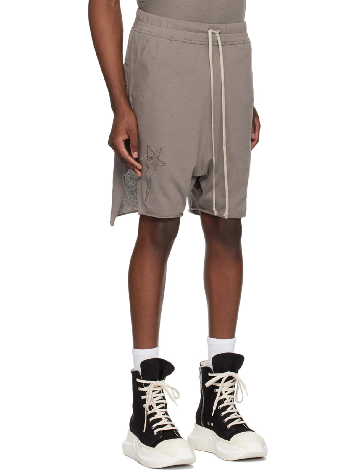 Rick Owens Short X Champion Woven Olive-AL Capone Premium