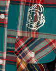 Billionaire Boys Club Patchwork Check Shirt Multi Check