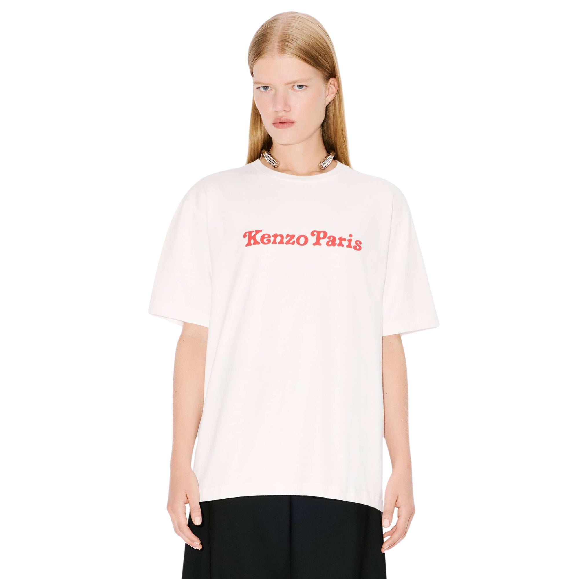 Kenzo T-Shirt Logo Red-White-AL Capone Premium