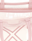 Off-White Bag Pink Logo Details White