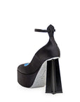 Chiara Ferragni Heel Plateu Satin Black