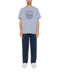 Maison Kitsune T-Shirt Racing Fox Comfort Duster Blue